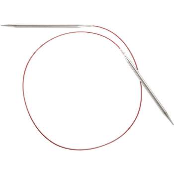 Chiaogoo Red Lace Stainless Circular Knitting Needles 60-size 6