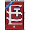Trends International MLB St. Louis Cardinals - Logo 25 Framed Wall Poster Prints - 3 of 4