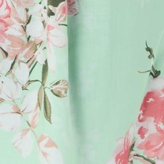green mint romantic rose