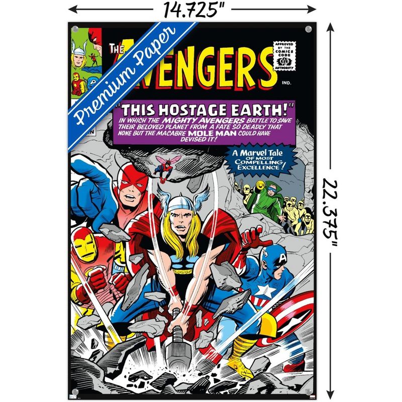 Trends International Marvel Comics - Avengers #12 Unframed Wall Poster Prints, 3 of 7