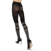 Memoi Women's Modal Chunky Chevron Sweater Tights - 3 of 4