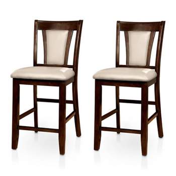 2pk Nelson Padded Seat Counter Height Chair - HOMES: Inside + Out