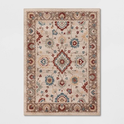 Gianna Persian Style Area Rug Tan - Maples