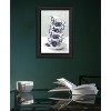 "Tea Tower (Blue)" by House Fenway, Ready to Hang Framed Print, Black Frame - 2 of 4