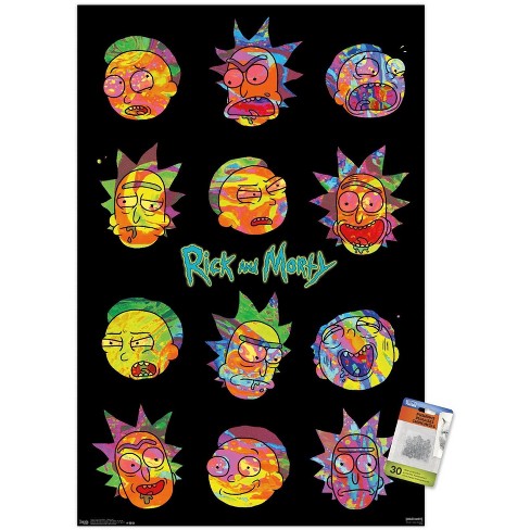 Rick And Morty - Cover Wall Poster, 22.375 x 34
