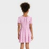 Girls' Short Sleeve Woven Dress - Cat & Jack™ - 2 of 3
