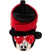 Disney Baby Girls' Minnie Mouse Booties - Soft Fleece Slipper Socks (Newborn/Infant 0-24M) - 3 of 3