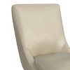 Villanova Swivel Bar Stool with Beige PU in Espresso (2 Per Carton) - 2 of 4