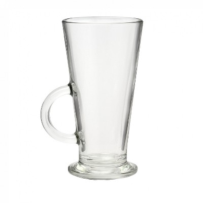 clear coffee mug set