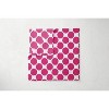 Bacati - Ikat Dots Leopard  Pink Grey Girls 4 pc Crib Set with 2 Muslin Swaddle Blankets - 4 of 4