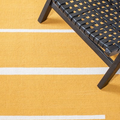 Ivory Cotton Classic 4'x6' Handwoven Flatweave Area Rug