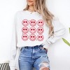 Simply Sage Market Women's Nine Valentine Faces Long Sleeve Garment Dyed Tee - 2 of 3