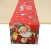 Unique Bargains Christmas Table Runner Polyester Red White 71"x14" 1 Pcs - 4 of 4