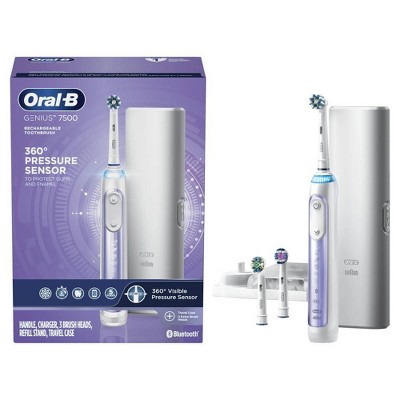 zaad Kwaadaardige tumor Vlucht Oral-b Genius 7500 Power Rechargeable Electric Toothbrush - Orchid Purple :  Target