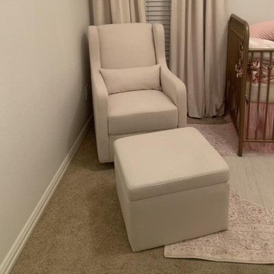 Adrian swivel best sale glider cream