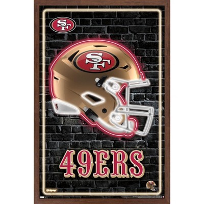 San Francisco 49ers NFL Wood State Sign