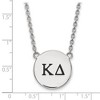 Black Bow Jewelry Sterling Silver Kappa Delta Greek Life Necklace 18 Inch - 2 of 4