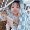 Zalamoon Checkered Baby & Toddler Blanket For Your Diaper Bag, Stroller, Tummy Time and Nursing - 4 of 4