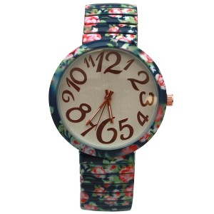 Olivia Pratt Floral Stretch Bold Numbers Women Watch - 1 of 4
