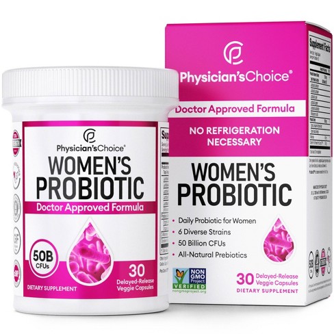 Physician's Choice 50 Billion Cfus Women's Probiotic Capsules - 30ct :  Target