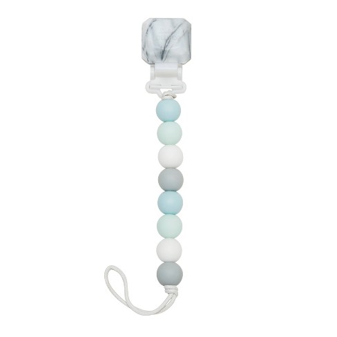 Louis” Silver Pacifier Clip