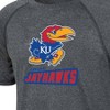 NCAA Kansas Jayhawks Boys' Gray Poly T-Shirt - image 3 of 3