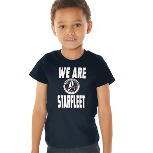 Toddler Boys' Star Trek Discovery We Are Starfleet T-Shirt Navy - 1 of 4