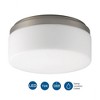 Progress Lighting Maier 1-Light LED Flush Mount, Brushed Nickel, Etched White Opal Acrylic - 2 of 3