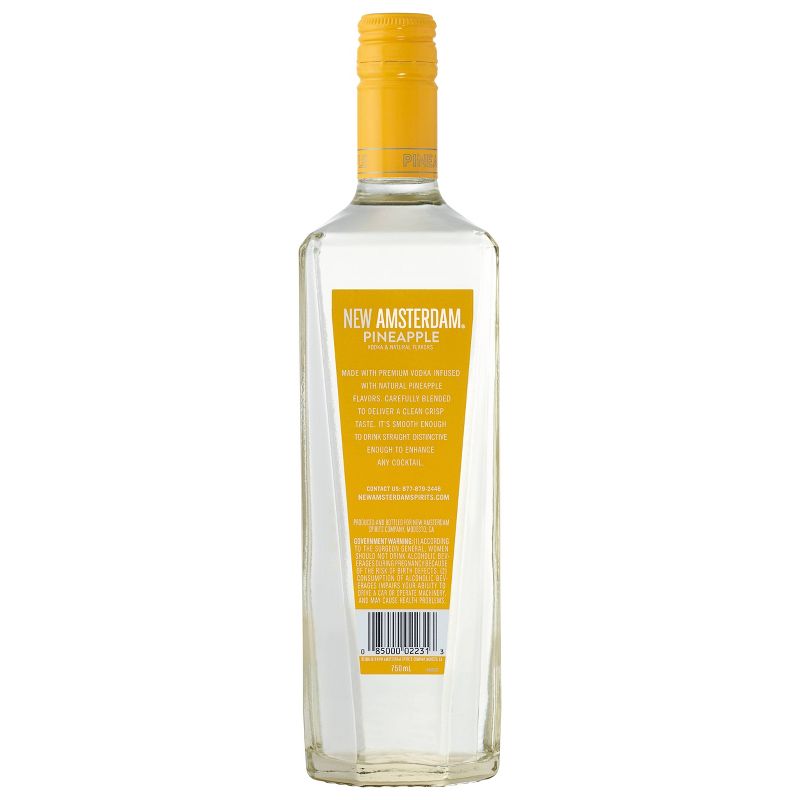 New Amsterdam Pineapple Flavored Vodka - 750ml Bottle, 3 of 5