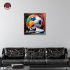 Notoriart Colorful Soccer Sneaker Splash II Soccer Wall Art Framed - 2 of 4