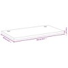 VidaXL Desk Top 39.4 in.x23.6 in.x1.6 in. Bamboo - 4 of 4