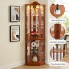 AndMakers 16.73 in. Display Cabinet with 2 Glass Doors - 3 of 4