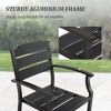 Arceso Outdoor Dining Chairs, 17 Inch Patio Dining Chairs, HDPS Material Outdoor Chairs, Patio Chairs  for Patio, Lawn, Garden, Indoor and Backyard - 4 of 4