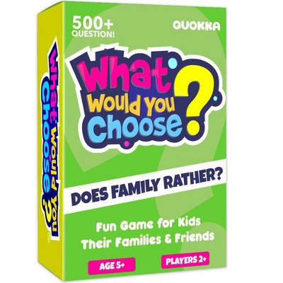 QUOKKA Board Game for 8-12 Year Olds - Card Quiz Game - What Would You Choose | Family, Kids, History, Original