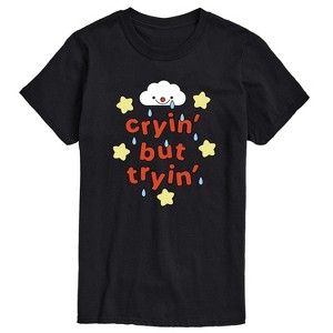 Men's - Instant Message - Cryin But Tryin Short Sleeve Graphic T-Shirt - 1 of 4