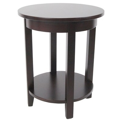 target round accent table