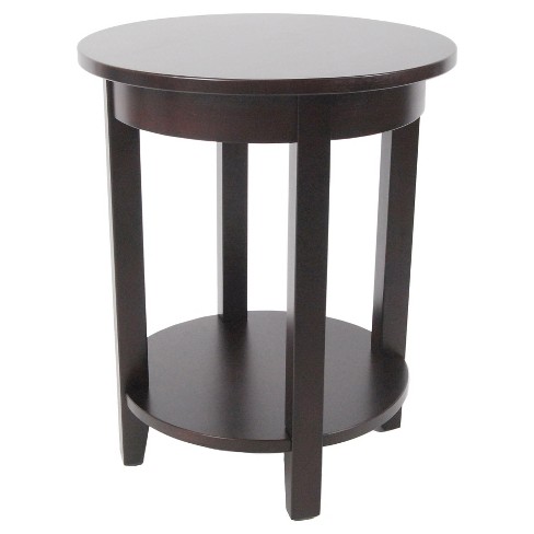 Espresso end table sales target