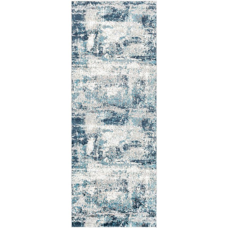 Lavadora Traditional Machine Washable Watercolor Rug Blue/Beige - Artistic Weavers, 1 of 7