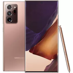 Samsung Galaxy Note 20 Ultra 5G 128GB ROM 8GB RAM N986 GSM Unlocked Smartphone - Manufacturer Refurbished - Mystic bronze