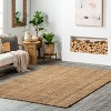 Nuloom Ashli Solid Farmhouse Jute Indoor Area Rug - 2 of 4