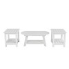 WestinTrends 3-Piece Outdoor Adirondack Coffee Table and Side Table Set - 3 of 4