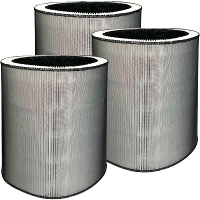 Nispira C610 Filter Z Replacement for Winix C610 Air Purifier 1712-0121-00 True HEPA, 3 Packs