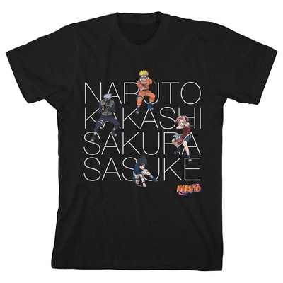  Naruto Classic Sasuke Side View Boy's White T-Shirt : Clothing,  Shoes & Jewelry