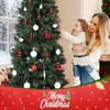 72Pcs Christmas Balls Ornaments Set, Funny Christmas Tree Decorations for Xmas Tree Hanging Shatterproof Baubles for Home Holiday Wedding Party Decor - 4 of 4