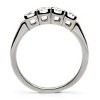 Slickblue Women's Classic CZ Eternity Ring, Clear Cubic Zirconia, Stainless Steel, Polished, Sizes 5-10 - 4 of 4