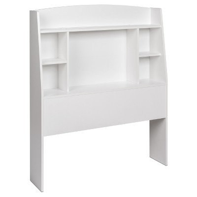 Astrid Bookcase Headboard - Twin - White - Prepac