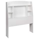 Twin Astrid Bookcase Headboard White - Prepac