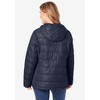 Woman Within Women's Plus Size Packable Puffer Jacket - 3 of 4