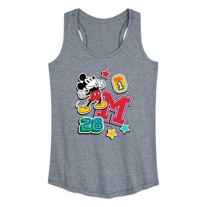 Women's - Disney - Mickey Mouse Graphic Racerback Tank - 1 of 4