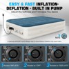 Itopfox Queen Air Mattress with Built-in Pump, Fast Inflation/Deflation, Foldable Blow Up Mattress with Storage Bag, Inflatable Bed for Home, Camping - 4 of 4